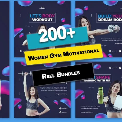 200+ Gym Motivational Reel Bundles