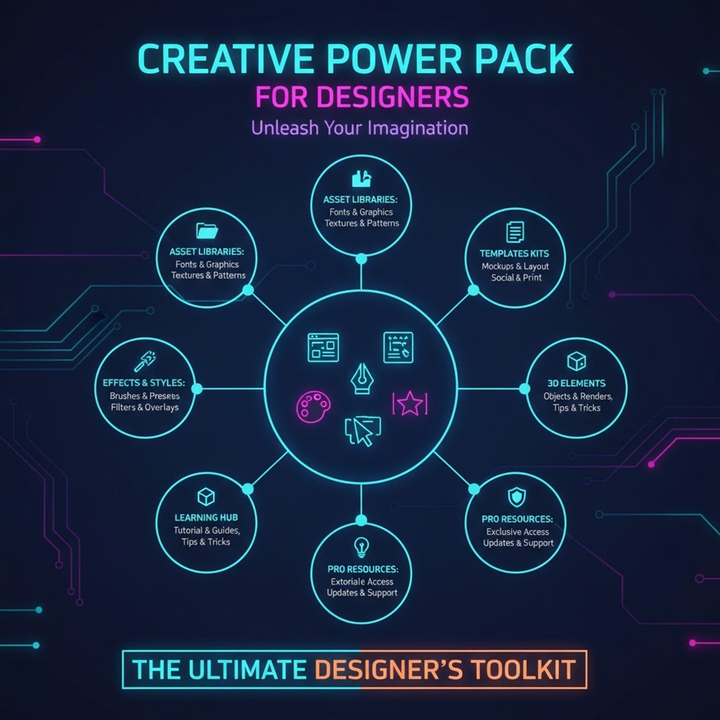 Creative Power Pack for Designers – Templates, Assets & Tools to Design Faster and Better