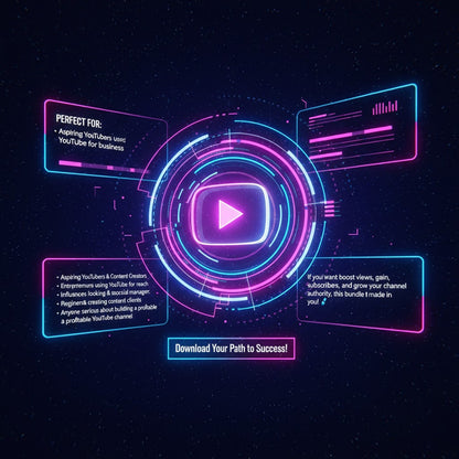 YouTube Growth Master Bundle - Proven System to Skyrocket Views, Subscribers & Channel Authority