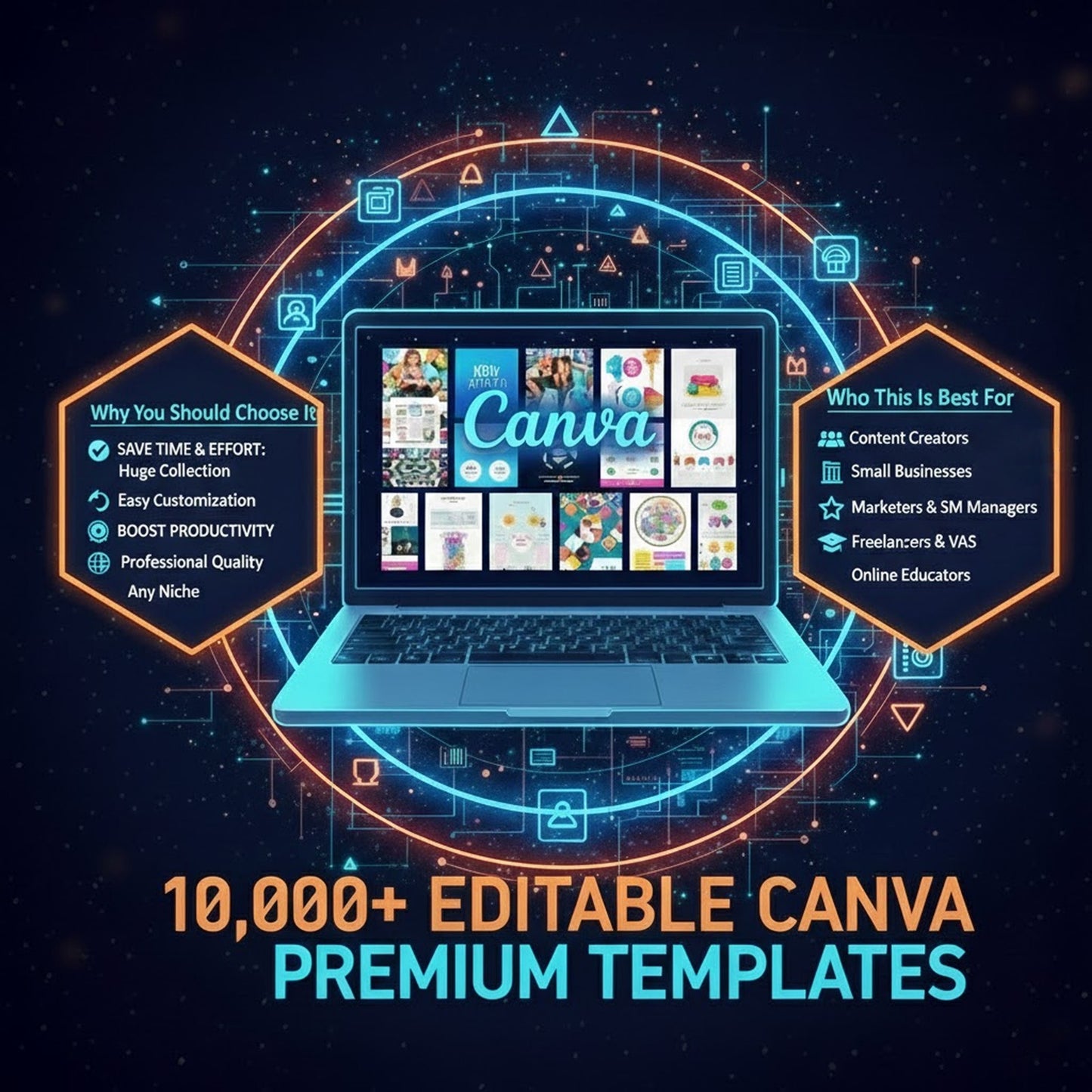 10,000+ Editable Canva Templates - Design Anything Fast & Easily