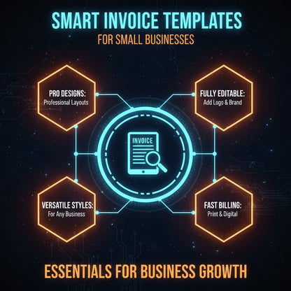 Smart Invoice Templates for Small Businesses - Clean, Professional & Easy to Use