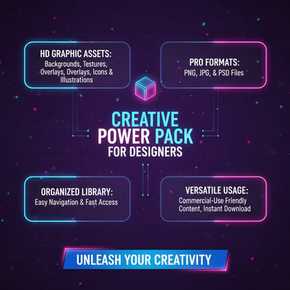 Creative Power Pack for Designers – Templates, Assets & Tools to Design Faster and Better