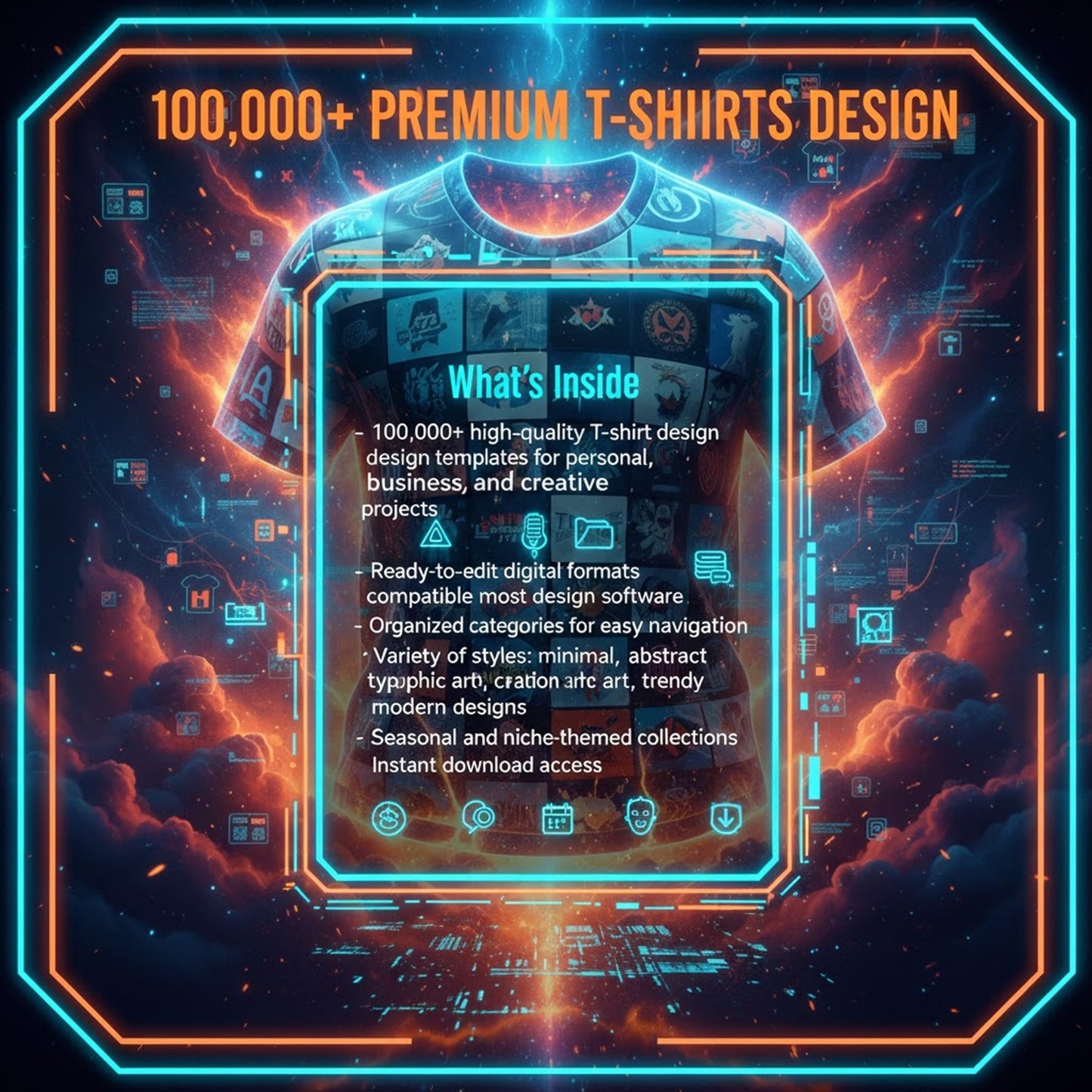 100,000+ T-Shirt Creations - Endless Designs to Inspire & Print Instantly