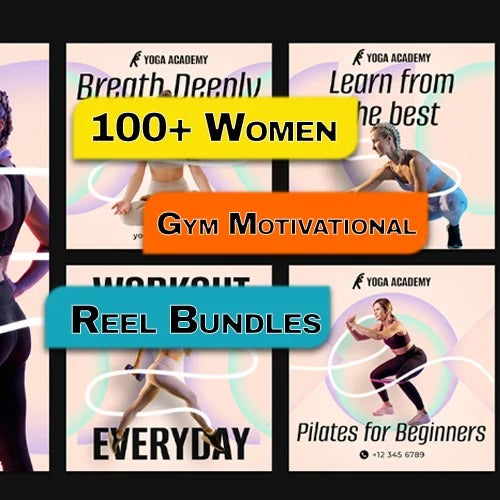 100+ Women Motivational Reel Bundles