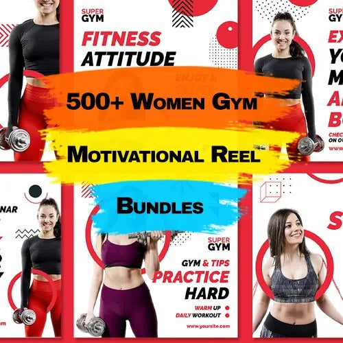 500+ GYM Motivational Reels Bundle