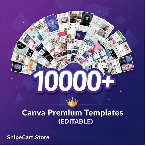 10000+ Premium Canva Templates Bundles (Editable)