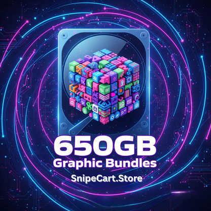 650GB Graphic Bundles